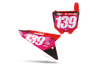 Honda Number Background Decals - Luck