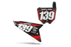 Honda Number Background Decals - Spec