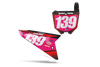 Honda Number Background Decals - Spec