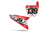 Honda Number Background Decals - Slight