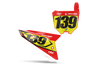 Honda Number Background Decals - Slight