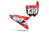 Honda Number Background Decals - Slight