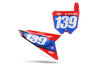 Honda Number Background Decals - Slight