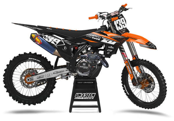 KTM Ride N Hide Graphic Kit - SX SXF XC XCF EXC EXCF Models | All Years