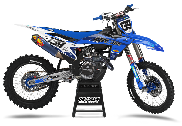 KTM Invent Blue Graphic Kit - SX SXF XC XCF EXC EXCF Models | All Years