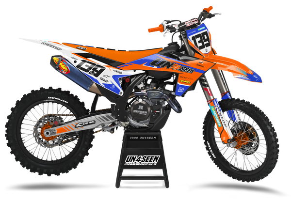 KTM Invent Orange Graphic Kit - SX SXF XC XCF EXC EXCF Models | All Years