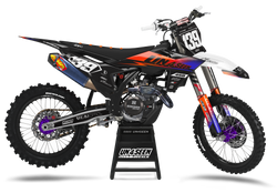 KTM King Blue Graphic Kit - SX SXF XC XCF EXC EXCF Models | All Years