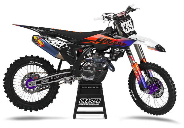 KTM King Blue Graphic Kit - SX SXF XC XCF EXC EXCF Models | All Years