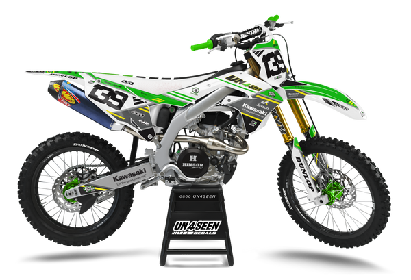 Kawasaki Herman Green Graphic Kit - KK KXF KDX KLX Models | All Years