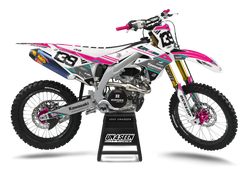 Kawasaki Herman Pink Graphic Kit - KK KXF KDX KLX Models | All Years