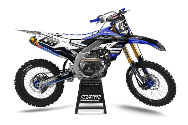 Yamaha Style White Graphic Kit - YZ YZF WR TTR PW Models | All Years