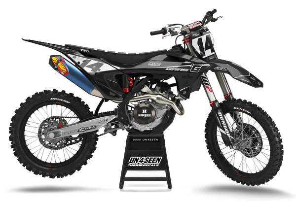 Gasgas Bay Black Graphic Kit - MC EC ES EX Models | All Years