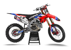 Honda Barch Red Graphic Kit - CRF CR XR Models | All Years