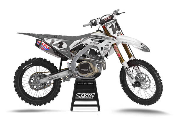 Honda Sublime Grey Graphic Kit - CRF CR XR Models | All Years