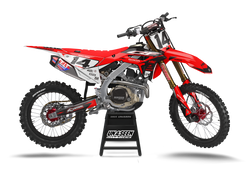 Honda Blink Red Graphic Kit - CRF CR XR Models | All Years