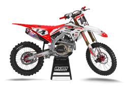Honda Sublime Red Graphic Kit - CRF CR XR Models | All Years