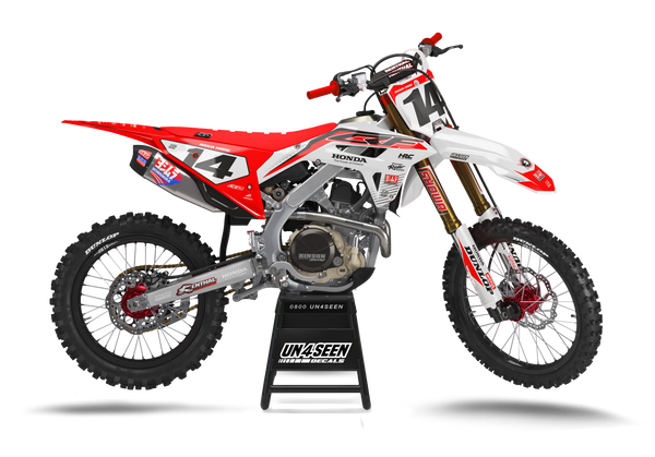 Honda Sublime Red Graphic Kit - CRF CR XR Models | All Years