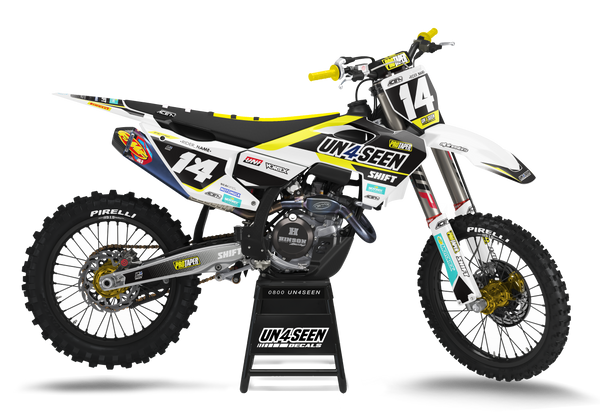 Husqvarna Uni Yellow Graphic Kit - TC FC TE TX FE FS FX Models | All Years