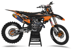 KTM Sneekers Orange Graphic Kit - SX SXF XC XCF EXC EXCF Models | All Years