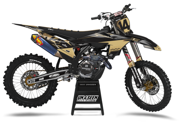 KTM Sneekers Tan Graphic Kit - SX SXF XC XCF EXC EXCF Models | All Years