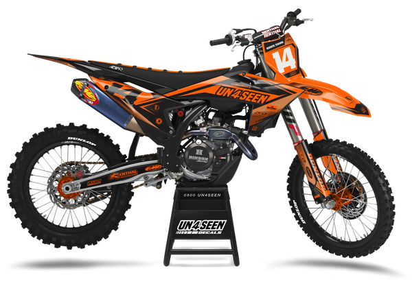 KTM Sand Orange Graphic Kit - SX SXF XC XCF EXC EXCF Models | All Years