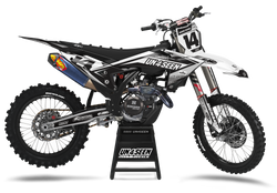 KTM Sand White Graphic Kit - SX SXF XC XCF EXC EXCF Models | All Years