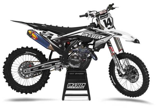 KTM Sand White Graphic Kit - SX SXF XC XCF EXC EXCF Models | All Years