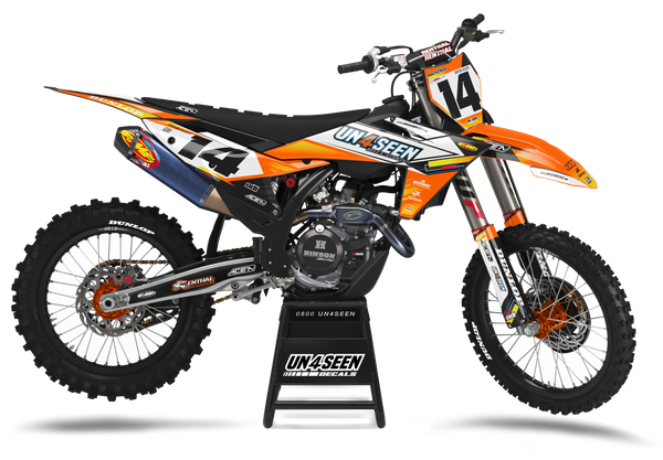 KTM Murk Orange Graphic Kit - SX SXF XC XCF EXC EXCF Models | All Years
