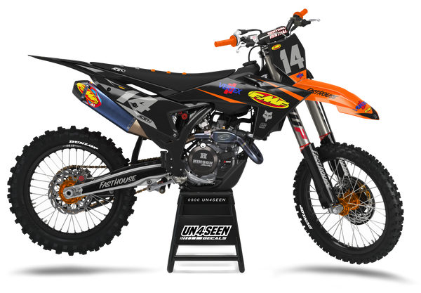 KTM Vertex Graphic Kit - SX SXF XC XCF EXC EXCF Models | All Years
