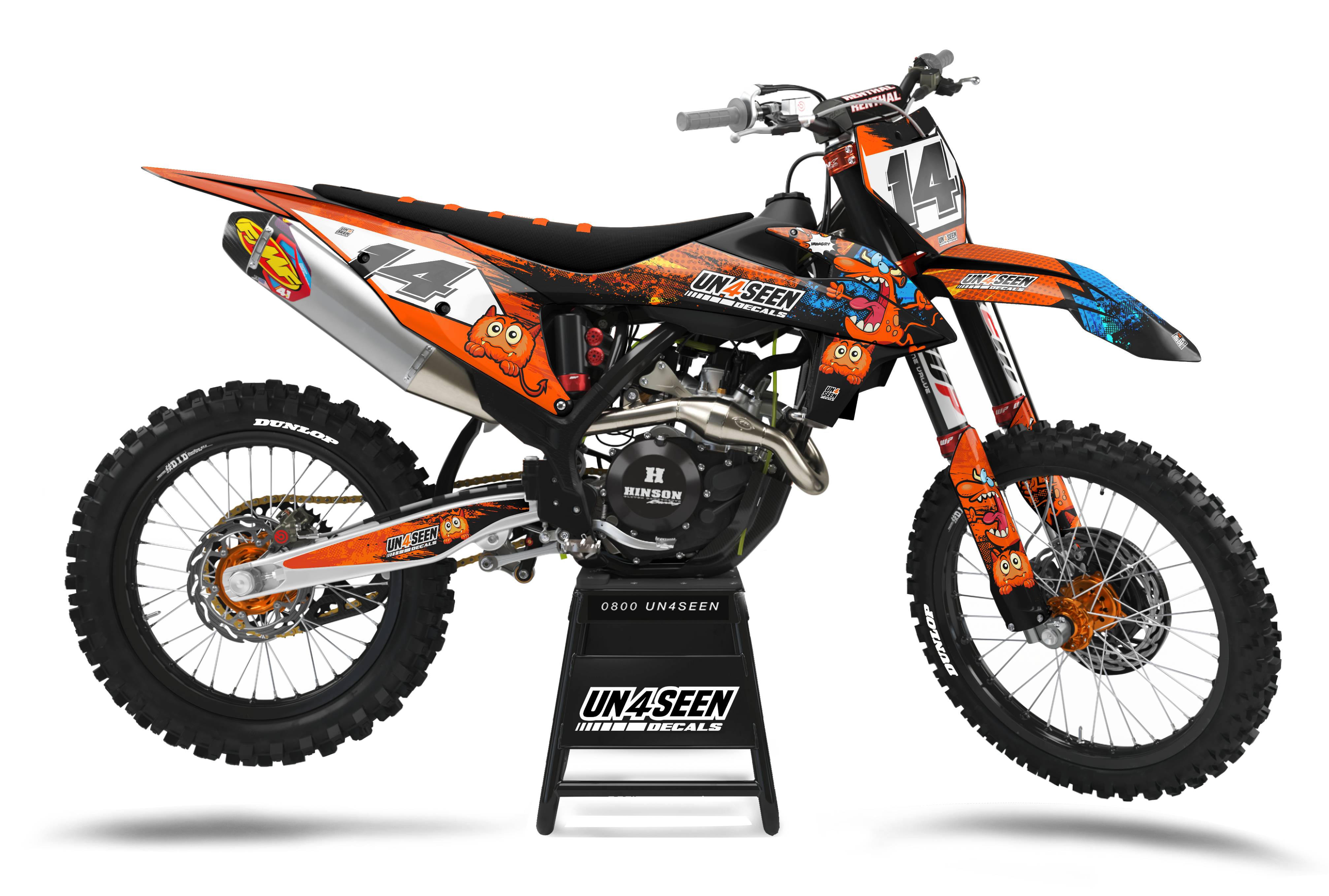 KTM Moaning Monsters Graphics Kit Sneaky Dopey New Zealand