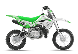 Kawasaki Sublime Green Graphic Kit - KK KXF KDX KLX Models | All Years