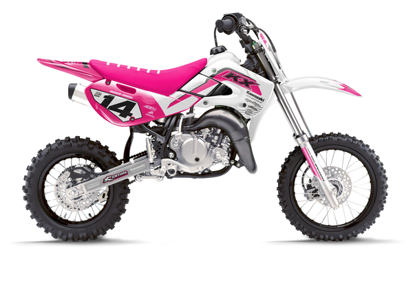 Kawasaki Sublime Pink Graphic Kit - KK KXF KDX KLX Models | All Years
