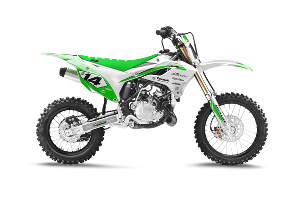 Kawasaki Sublime Green Graphic Kit - KK KXF KDX KLX Models | All Years