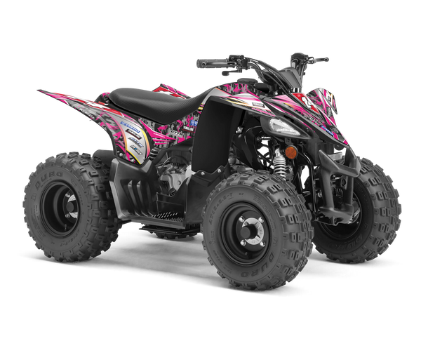 Yamaha YFZ50-90 Graphics - Digi Camo Pink