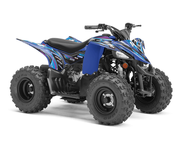Yamaha YFZ50-90 Graphics - Quik Blue