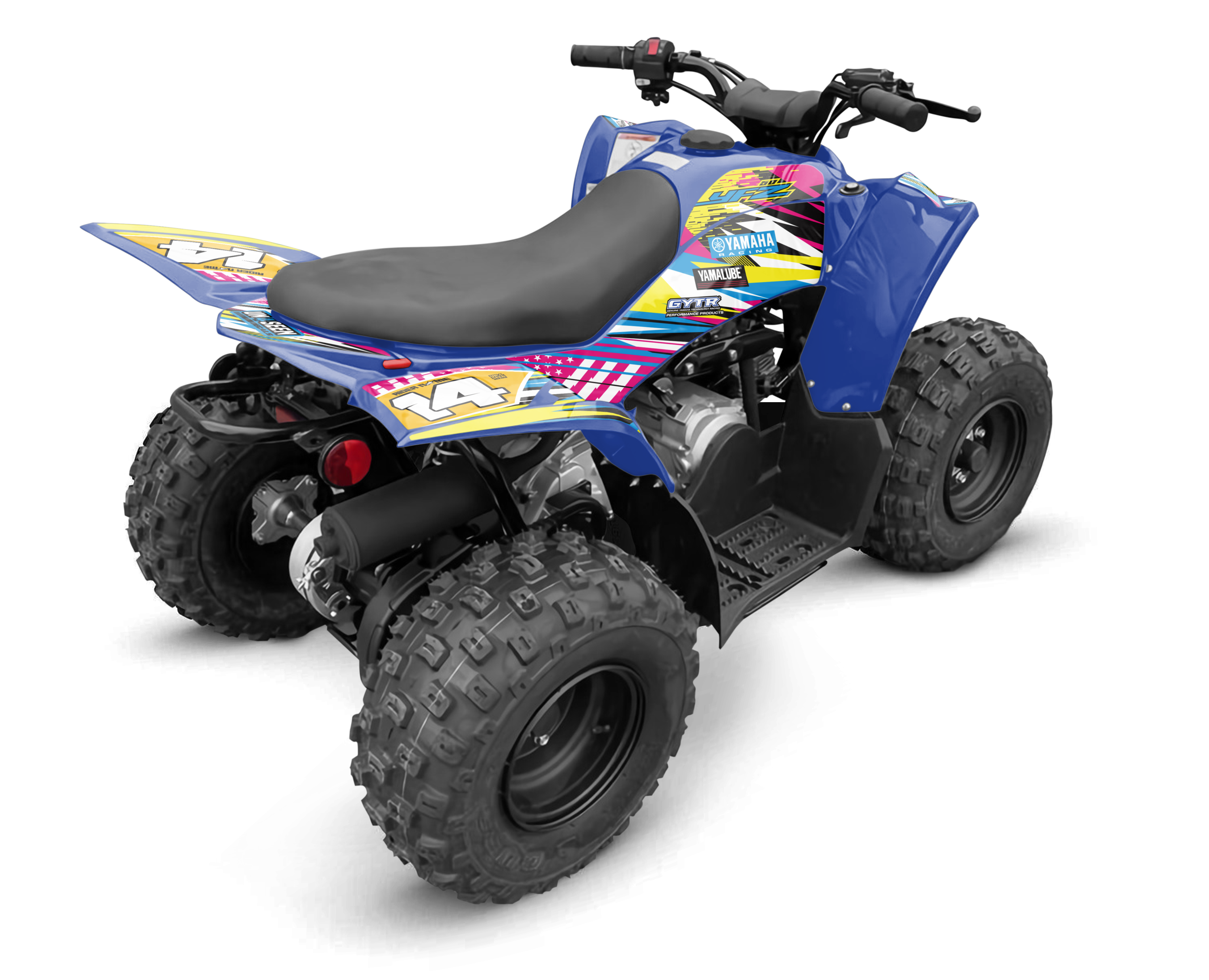 Yamaha YFZ50 Graphics - Retro