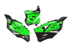 Kawasaki Number Background Decals - Rise