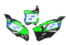 Kawasaki Number Background Decals - Rise