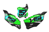 Kawasaki Number Background Decals - Rise