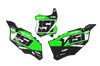 Kawasaki Number Background Decals - Rise