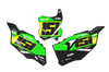 Kawasaki Number Background Decals - Rise