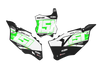 Kawasaki Number Background Decals - Rise
