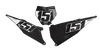 KTM Number Background Decals - Winged