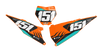 KTM Number Background Decals - Claw