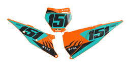 KTM Claw Number Background - SX SXF XC XCF EXC EXCF Models | All Years