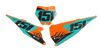KTM Number Background Decals - Claw