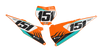 KTM Number Background Decals - Claw