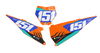 KTM Number Background Decals - Claw