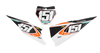 KTM Number Background Decals - Pro Stock