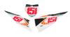 KTM Number Background Decals - Pro Stock